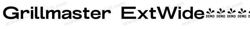 Grillmaster ExtWide字体转换